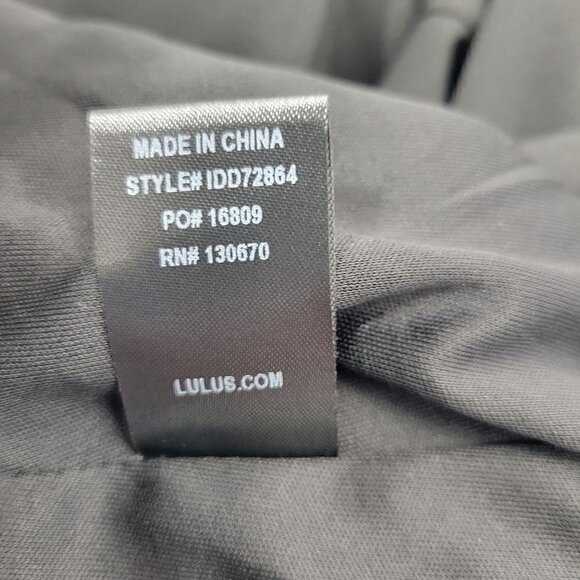 NWT Lulu's Can't Take My Eyes Off Of You Black Halter Low Back Maxi Dress Sz XS - Picture 13 of 14